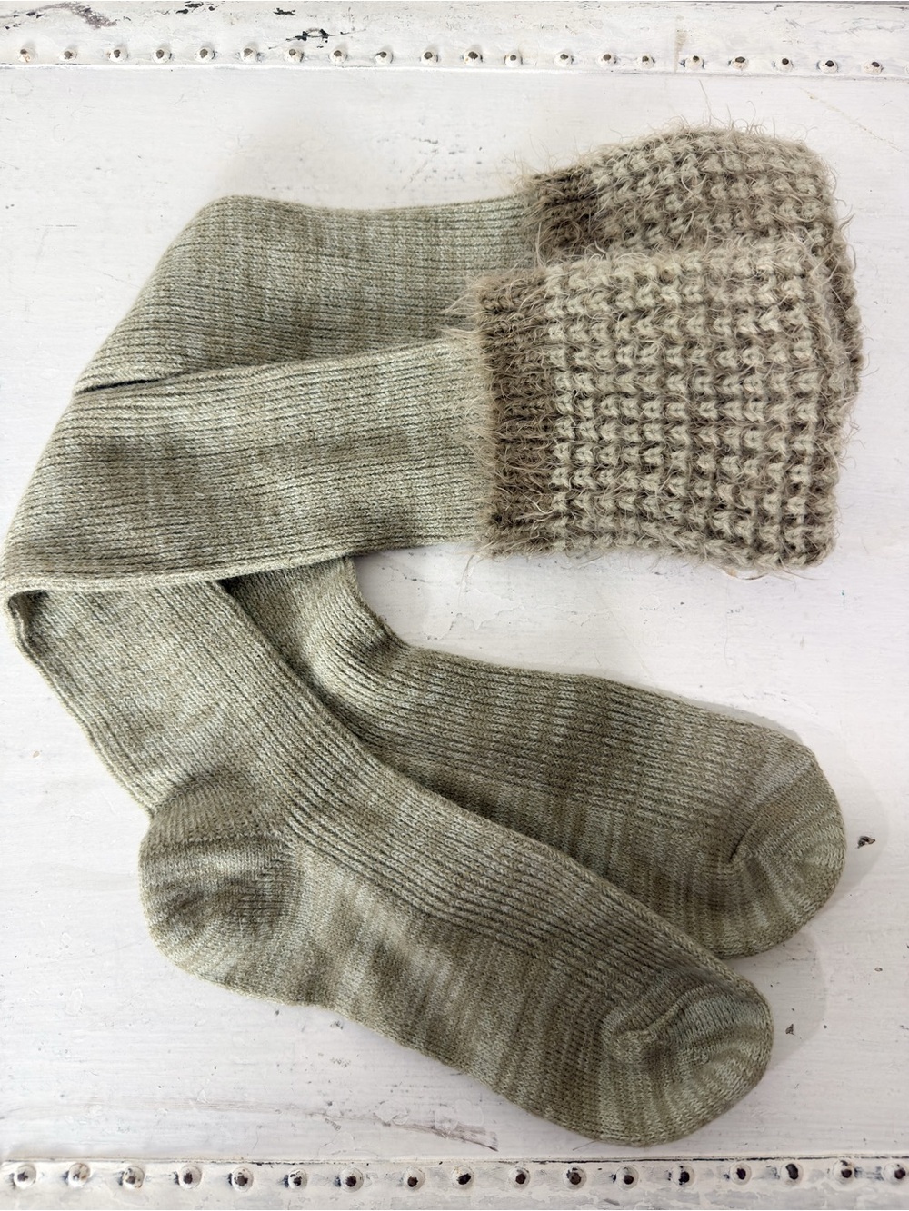Women’s Warm Cozy Knee High Long Socks Foldover
